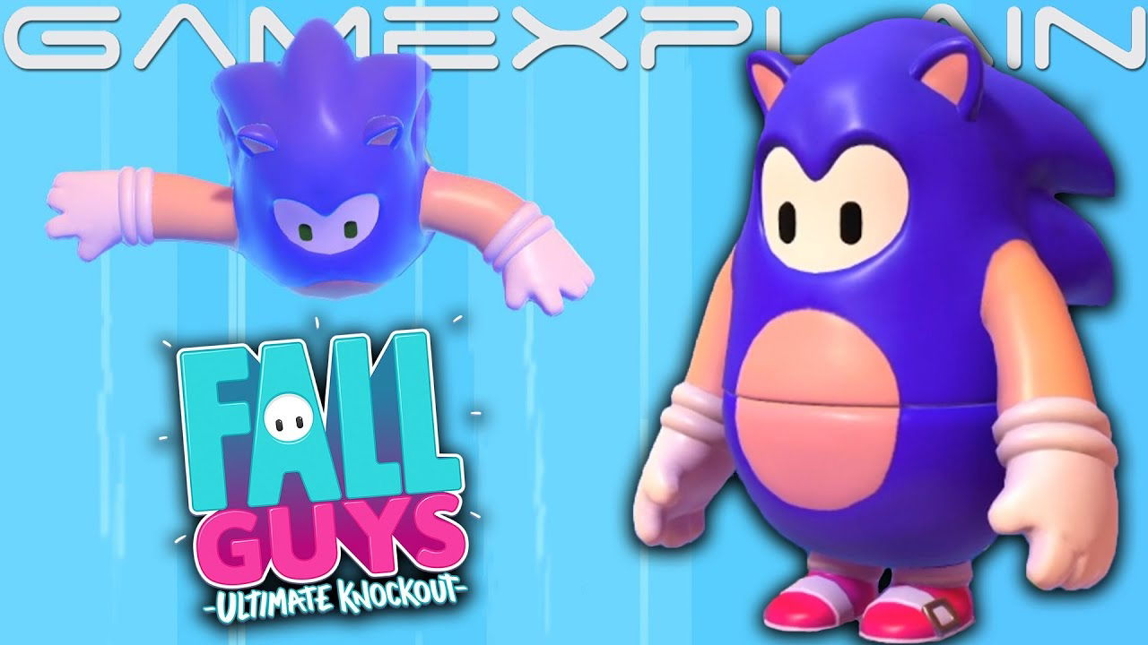 crossover sonic en fall guys