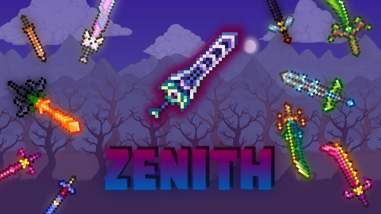 La espada Zenith en Terraria