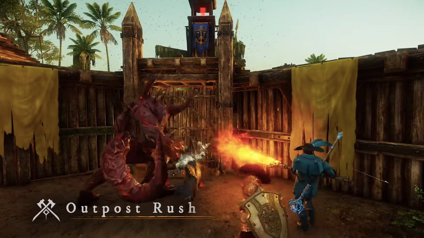 New World Outpost Rush