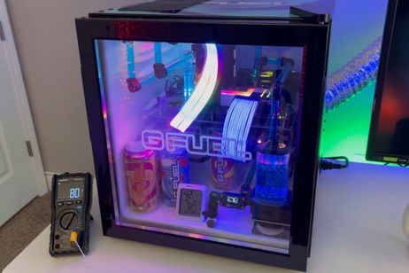 Un youtuber construye un PC gaming dentro de un frigorífico Un youtuber construye un PC gaming dentro de un frigorífico