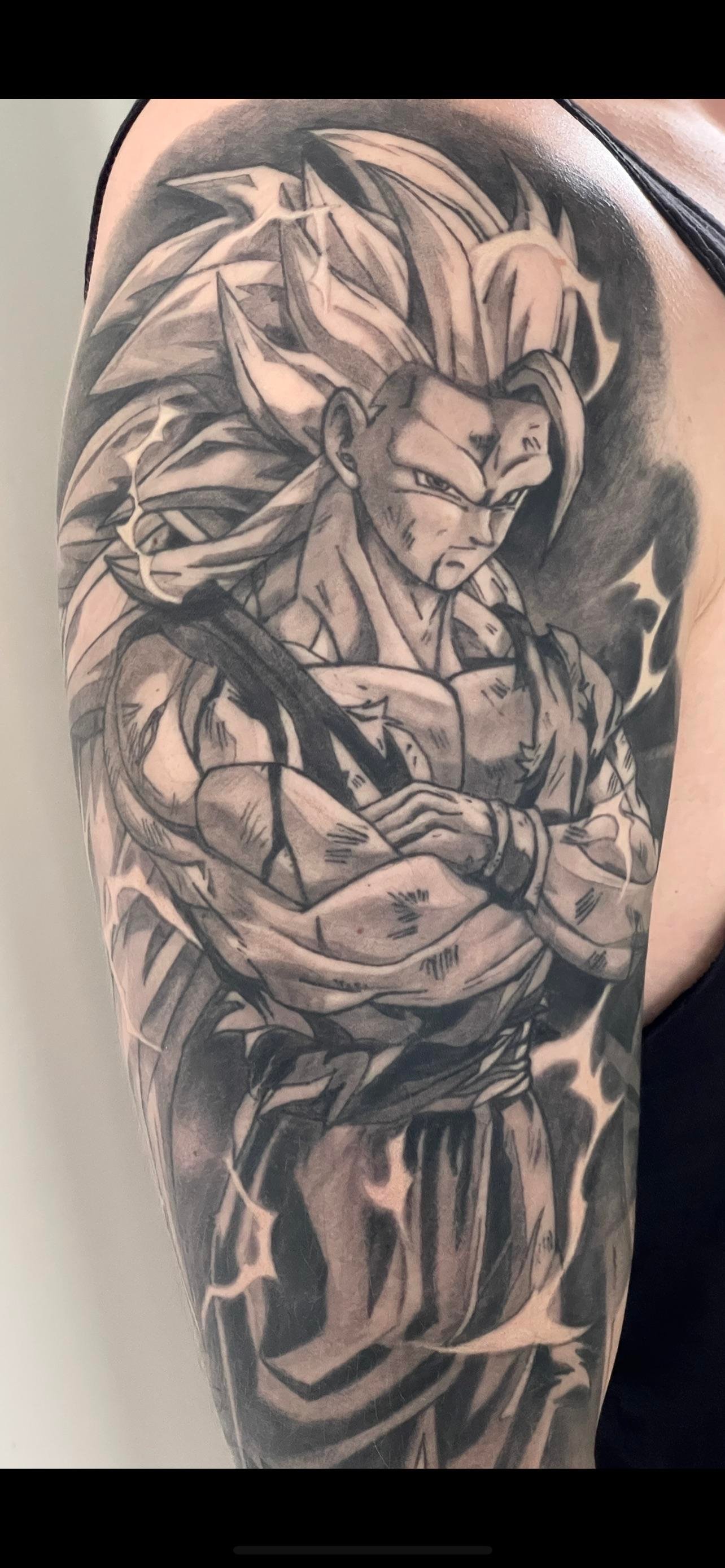 Tatuaje de Goku Super Saiyan 3