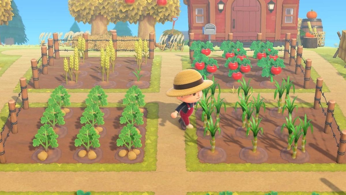 Cultivos de vegetales en Animal Crossing: New Horizons