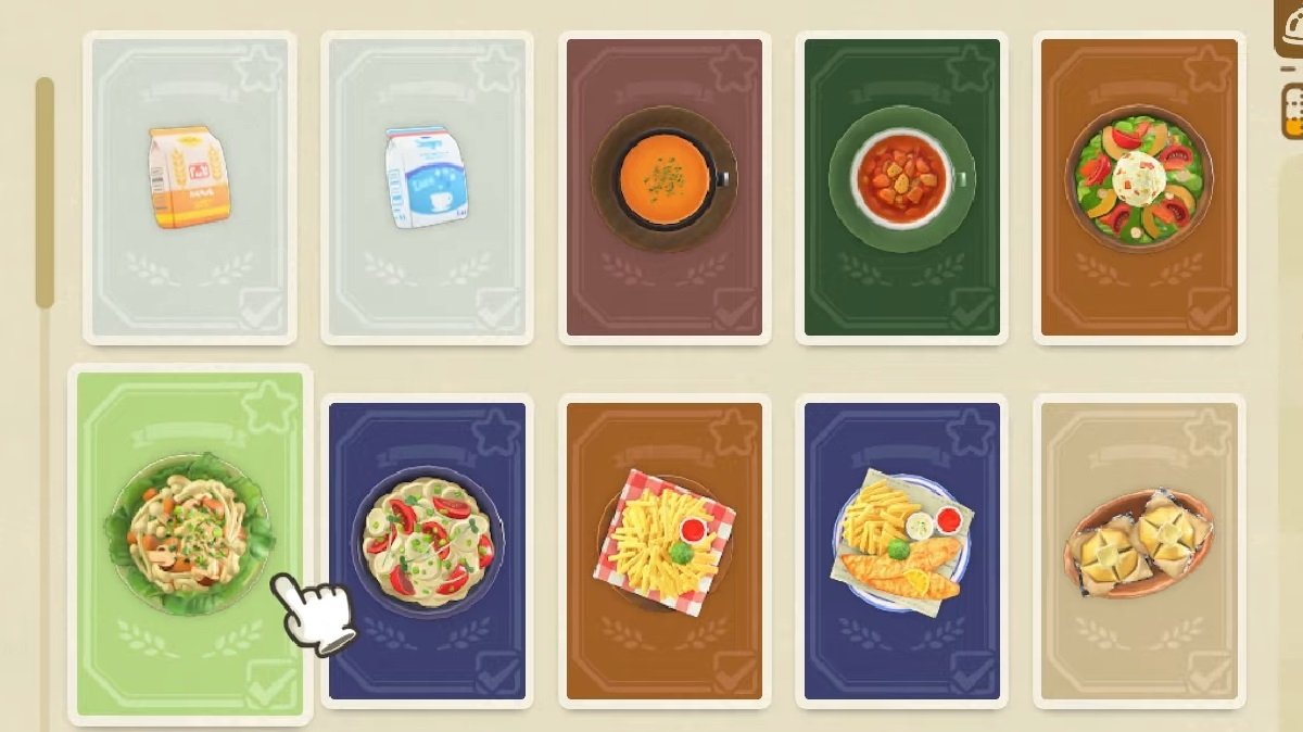 Recetas de cocina de Animal Crossing: New Horizons