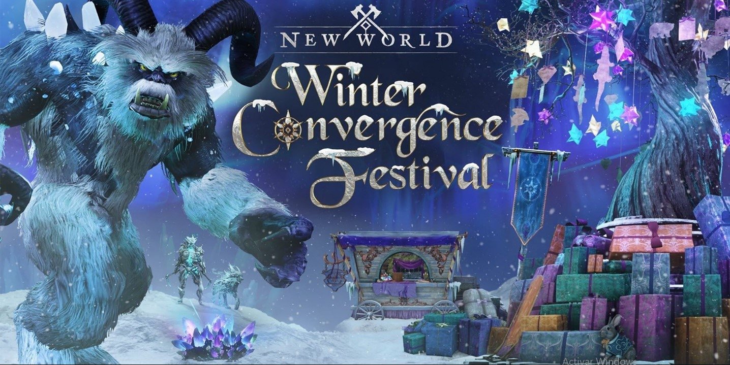 detalles de la llegada de las cuevas de hielo y el festival de convergencia en new world