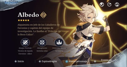 Genshin Impact: todo sobre el evento de creación de emoticonos de Albedo Genshin Impact: todo sobre el evento de creación de emoticonos de Albedo