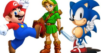 Un artista imagina cómo serían Sonic, Mario y Link como Pokémon iniciales Un artista imagina cómo serían Sonic, Mario y Link como Pokémon iniciales
