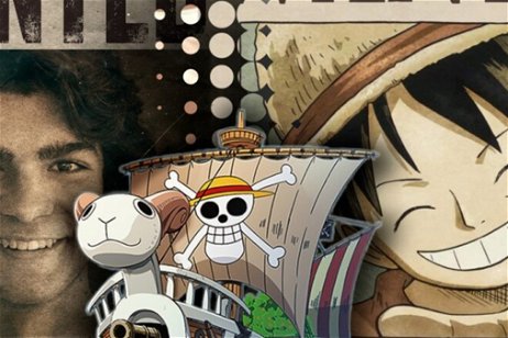 Esta ilustración lleva al elenco del live-action de One Piece al anime con todo y Going Merry