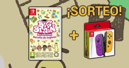 Sorteo de una copia de Big Brain Academy: Batalla de ingenio y un par de Joy-Con: ¡participa! Sorteo de una copia de Big Brain Academy: Batalla de ingenio y un par de Joy-Con: ¡participa!