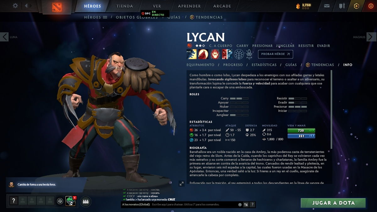 Guide pour contrôler Lycan dans Dota 2