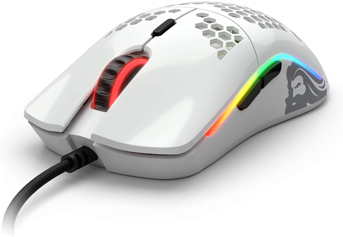 Ratón gaming Glorious PC Gaming Race Model O- de color blanco