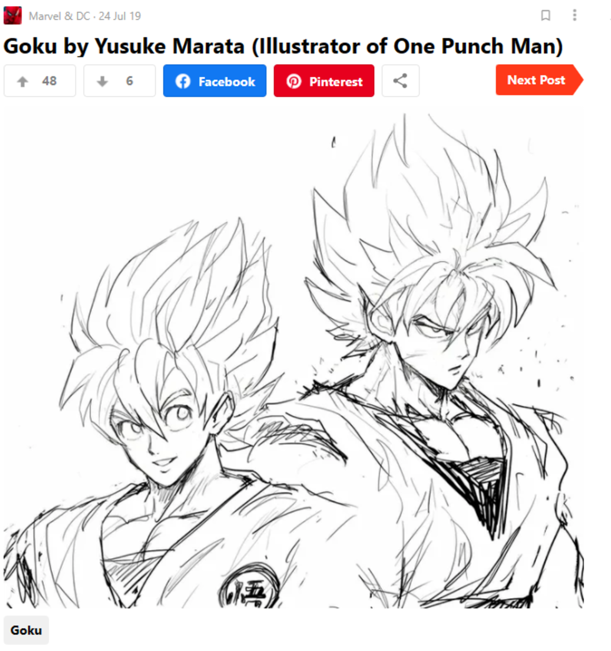 Goku-dragon-ball-ilustracion-one-punch-man-marata