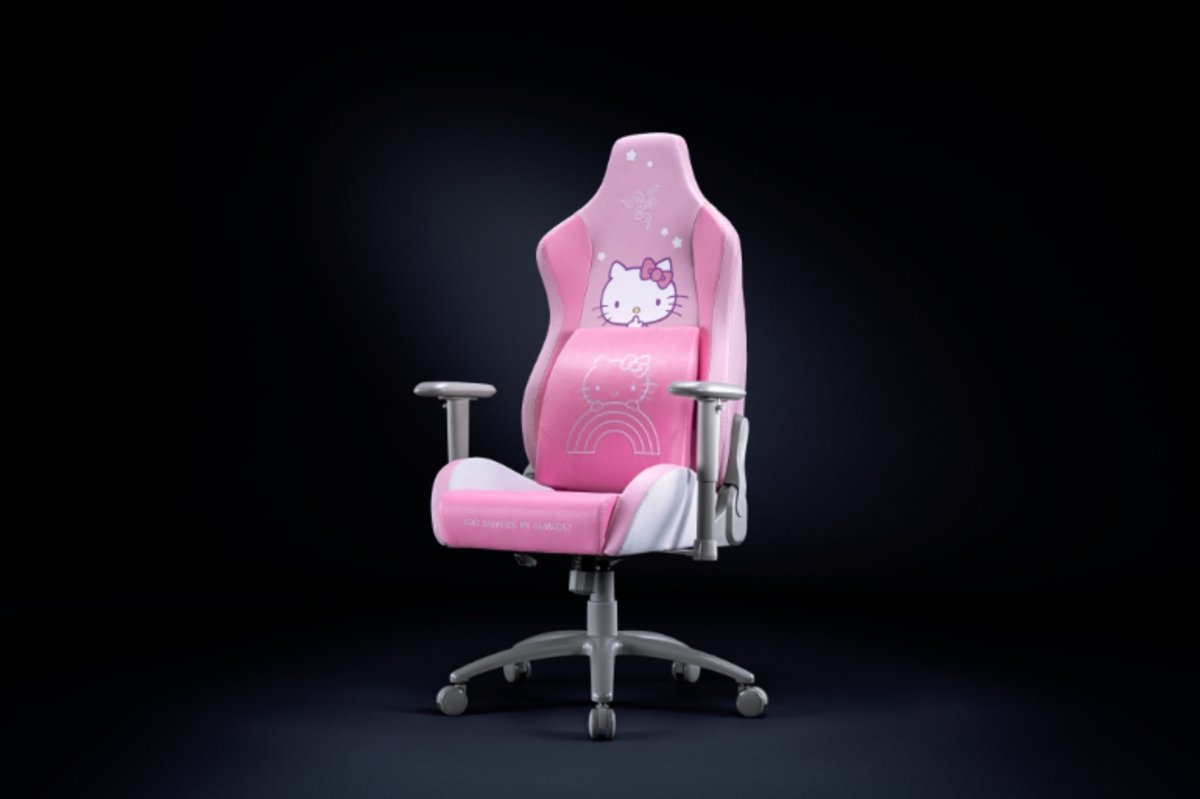 Razer Iskur X Gaming Chair - Hello Kitty and Friends Edition