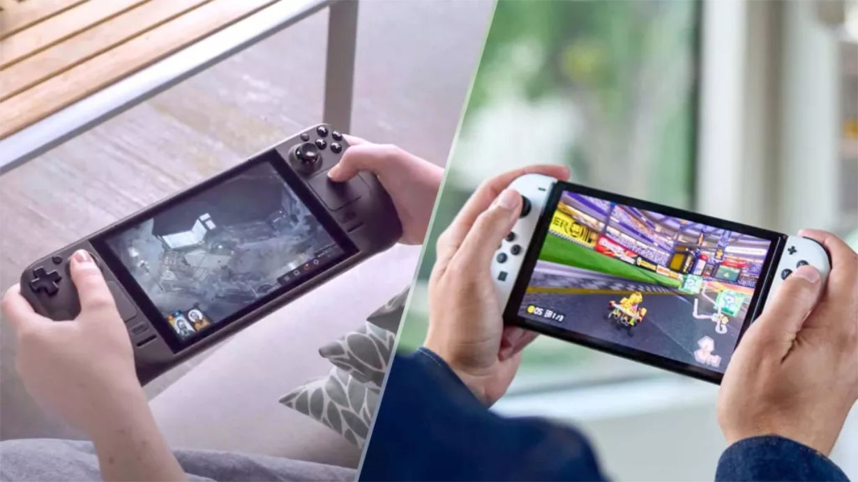 Comparativa Nintendo Switch OLED vs Steam Deck