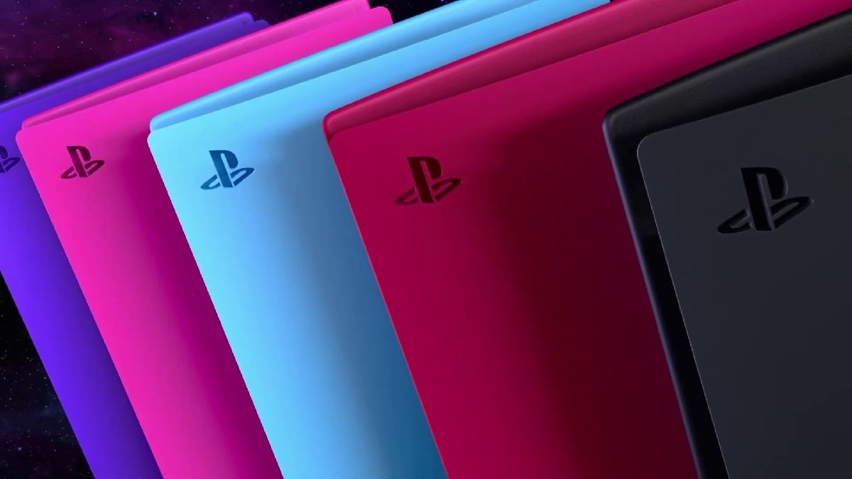 Cubiertas de colores para PS5