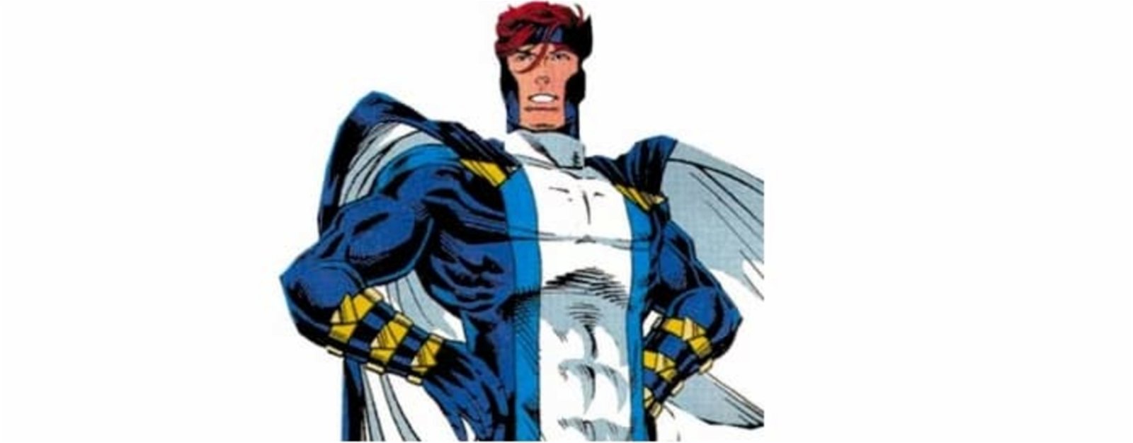 Primer traje de Justice, quien en un futuro alterno se llamaría Major Victory