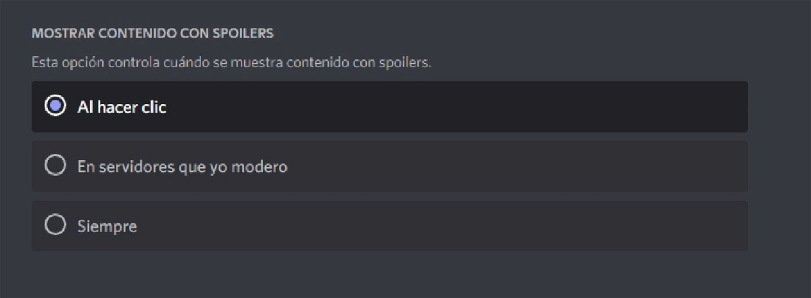 Set up the Spoiler tag on Discord