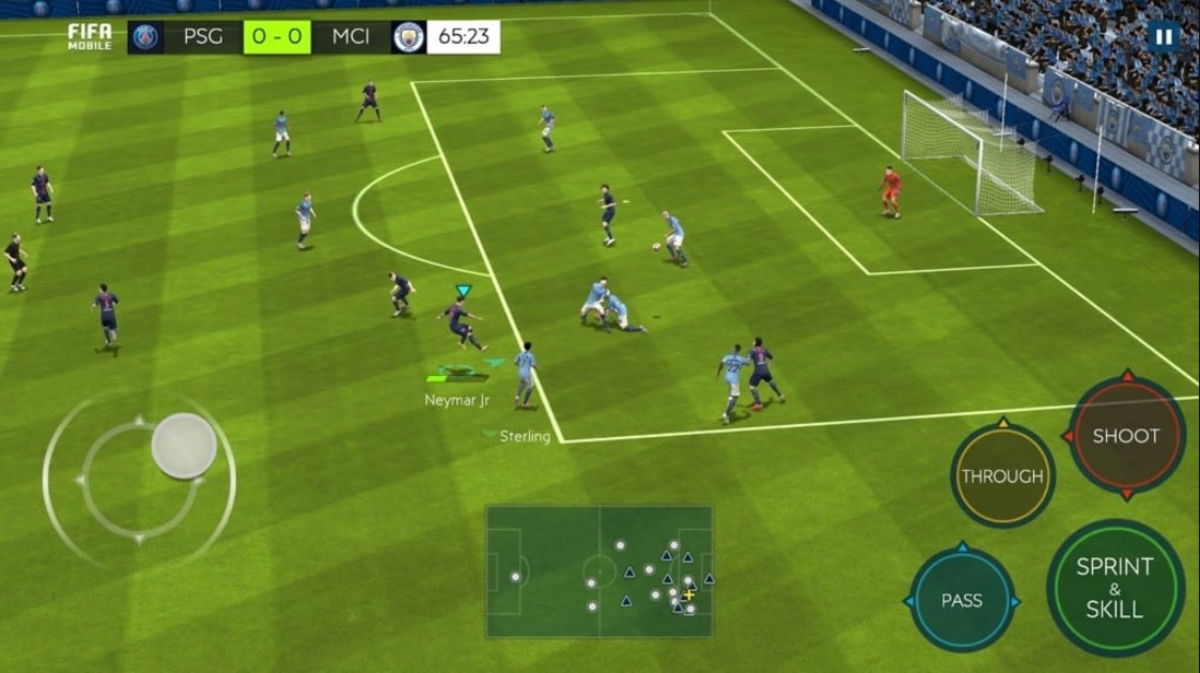fifa mobile controles