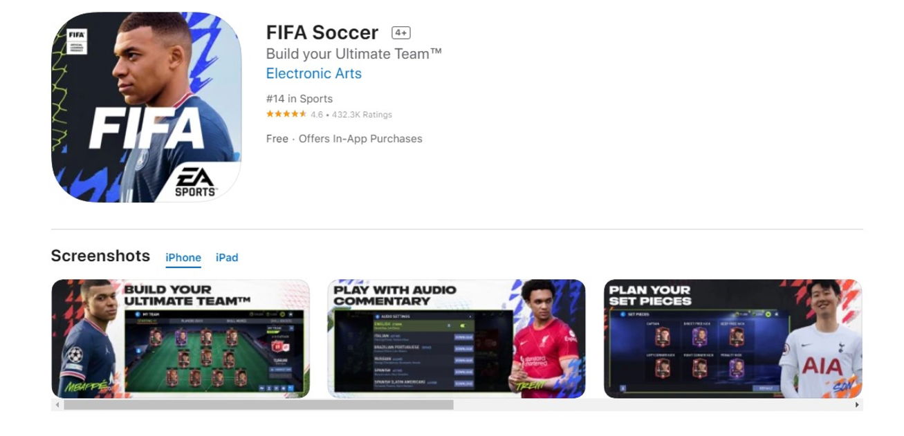 Para qué plataformas esta disponible FIFA Mobile