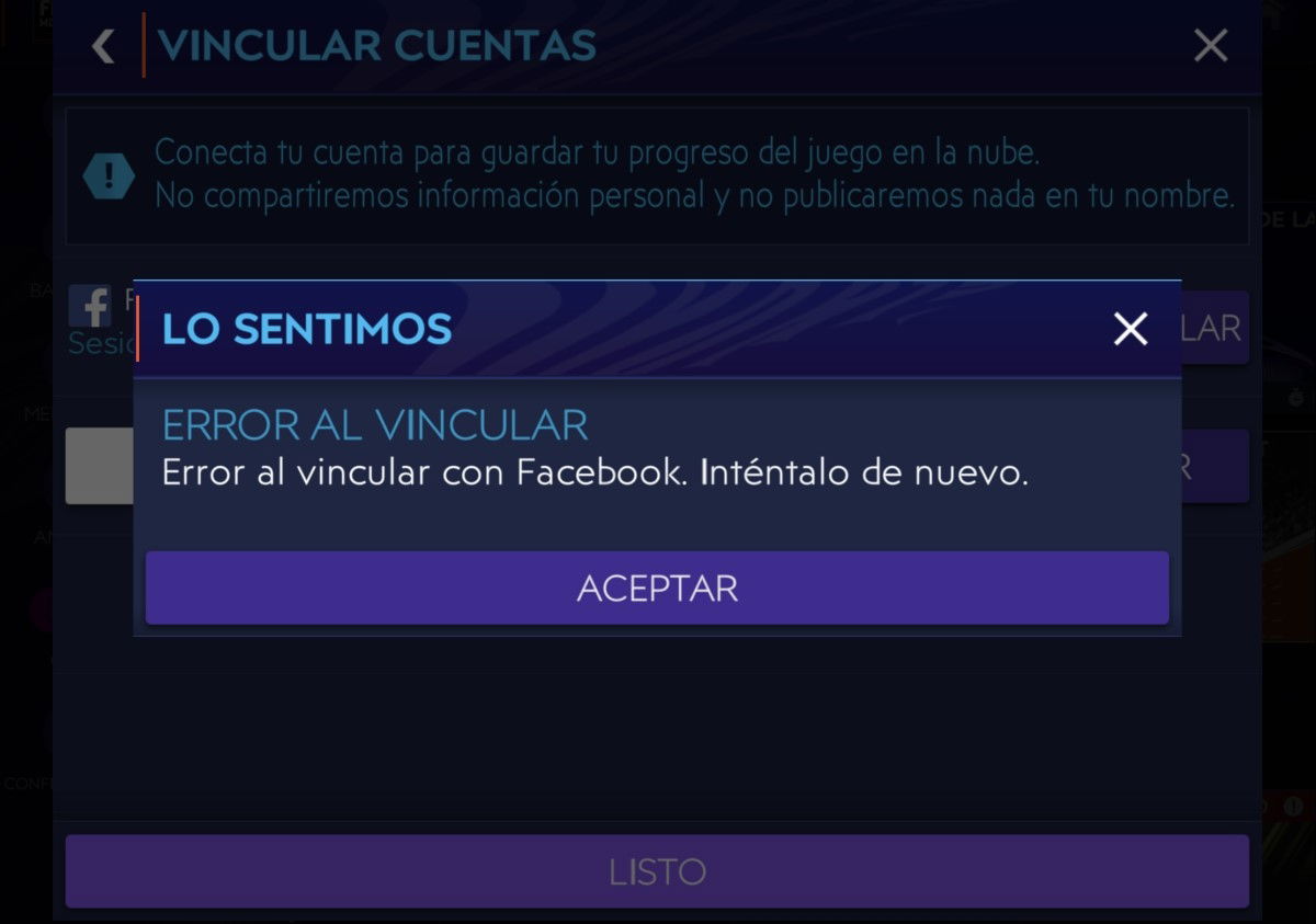 enlazar cuenta fifa mobile