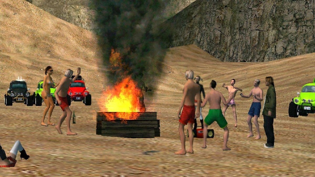 Fiesta en la playa en GTA: San Andreas