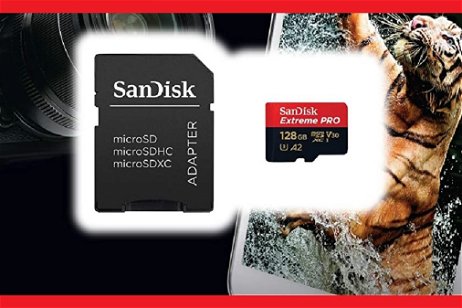 Esta tarjeta microSD de 128GB con adaptador está a un precio de risa