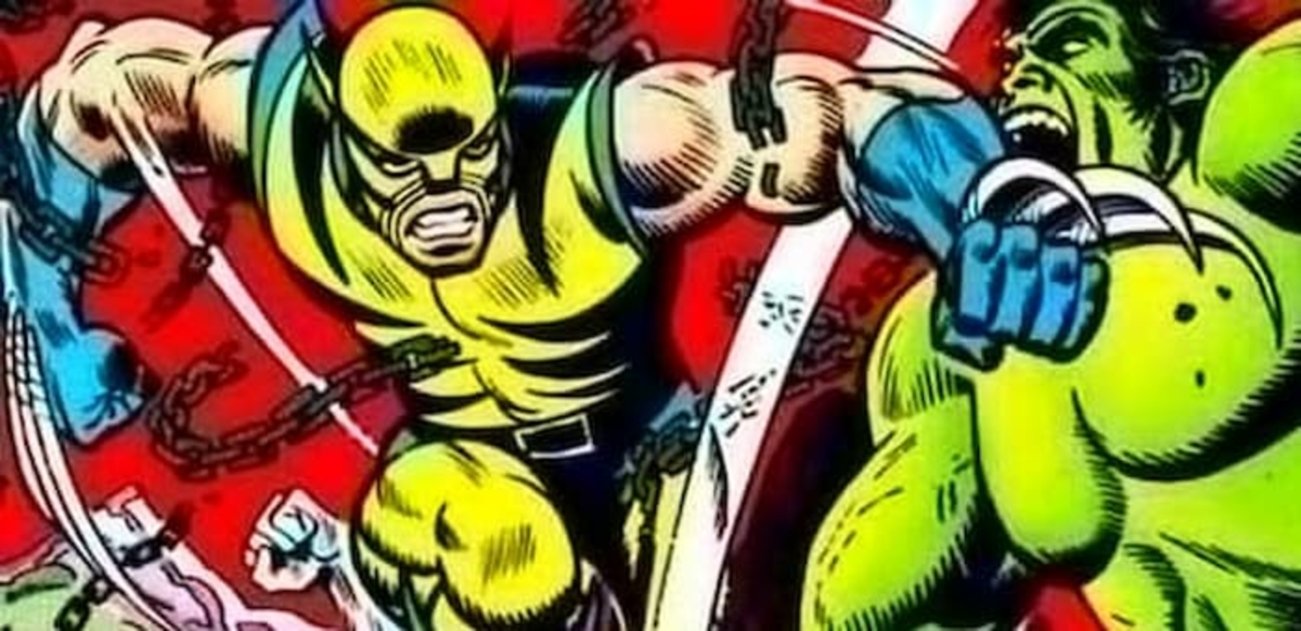 Así lucía el primer diseño de la máscara de Wolverine cuando apareció en el cómic de Hulk