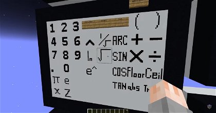 Un jugador de Minecraft hace una calculadora gráfica totalmente funcional