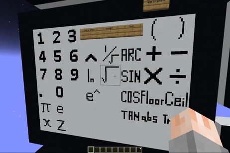 Un jugador de Minecraft hace una calculadora gráfica totalmente funcional