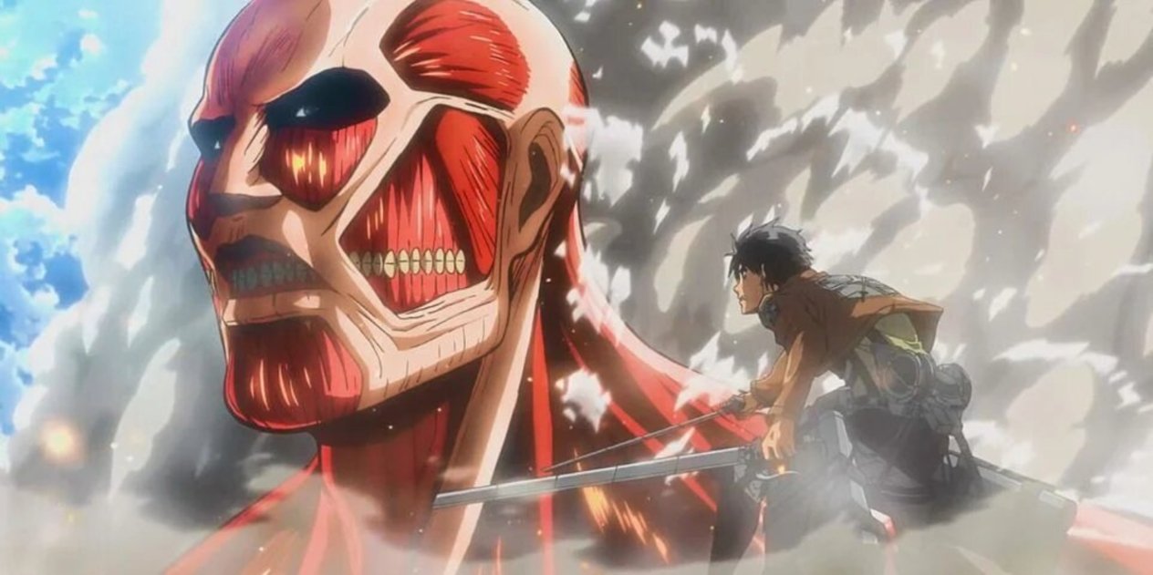 The-Colossal-Titan-and-Eren-Jaeger