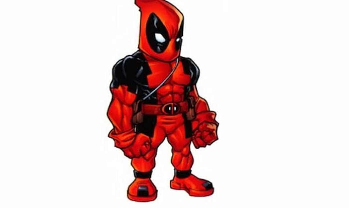 Widdle Wade es la versión pequeña de Deadpool