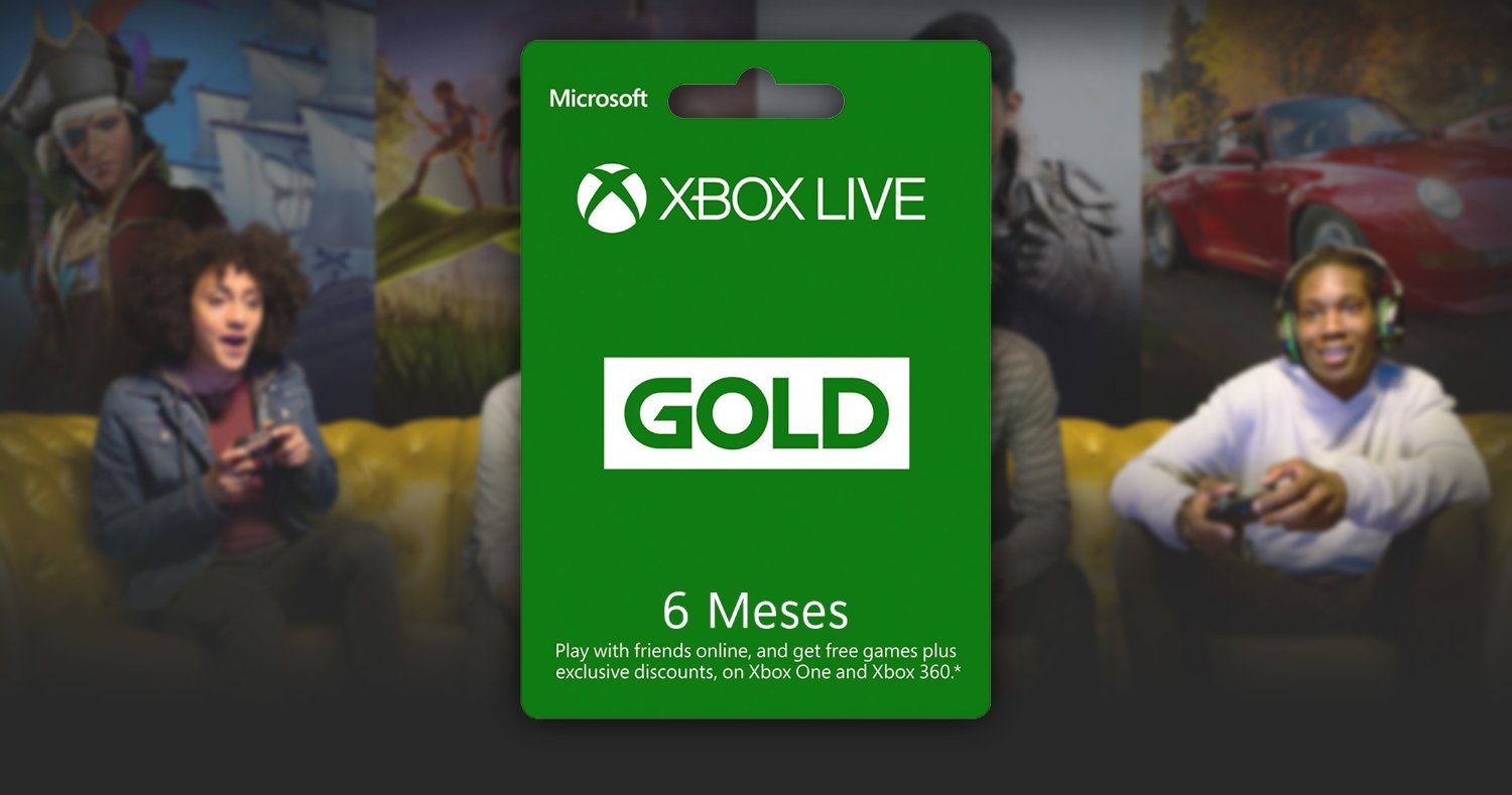 Xbox Live Gold 6 months