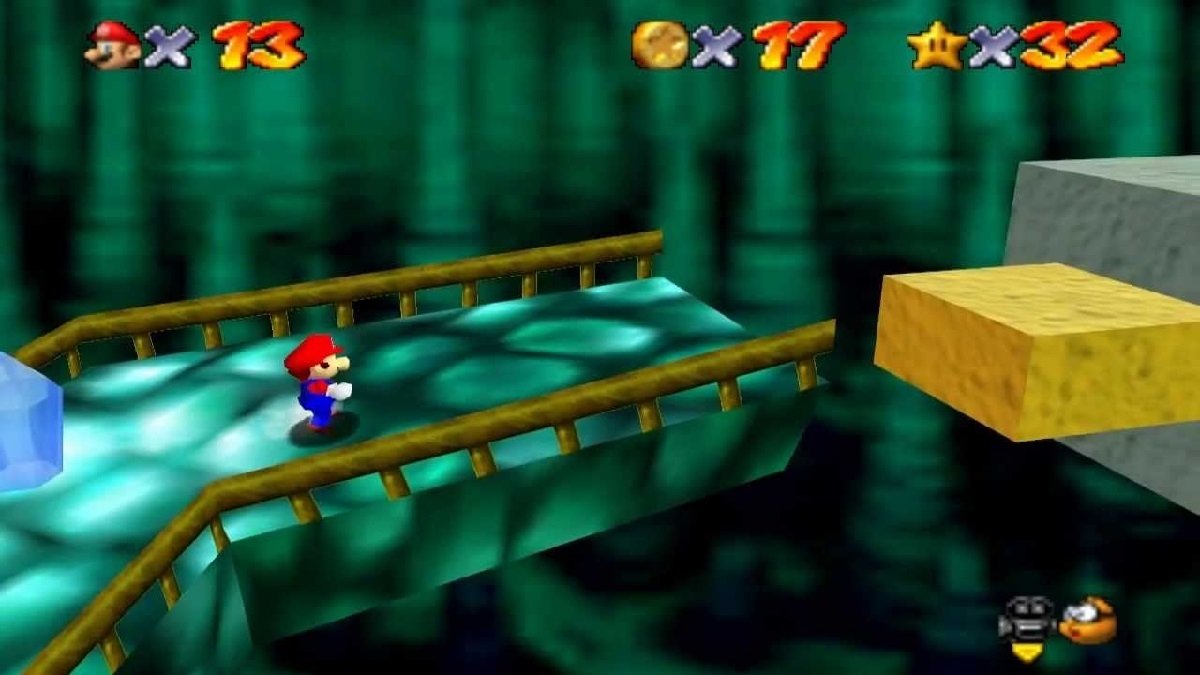 Nivel Bowser in the Dark World de Super Mario 64