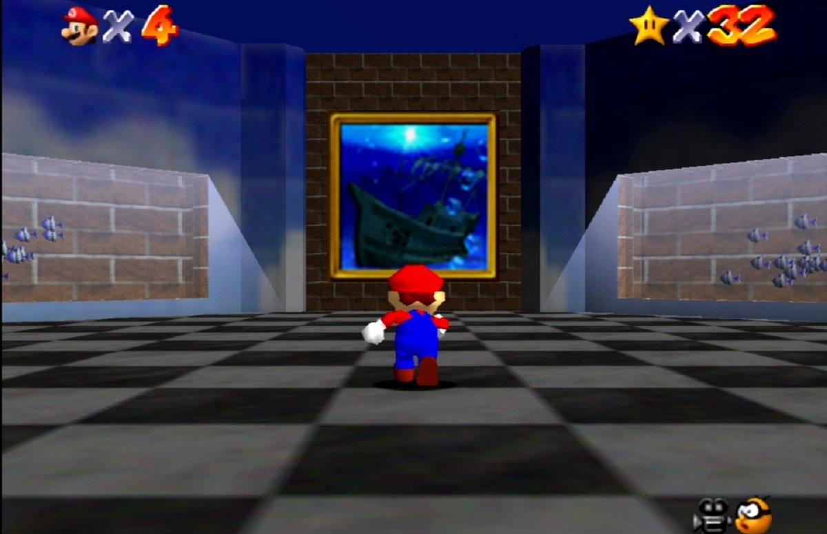 Nivel Jolly Roger Bay de Super Mario 64