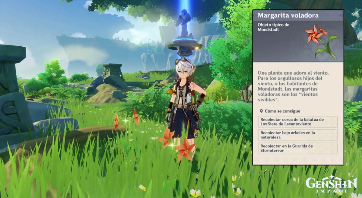 Para qué sirve la Margarita voladora y cómo conseguirlo en Genshin Impact