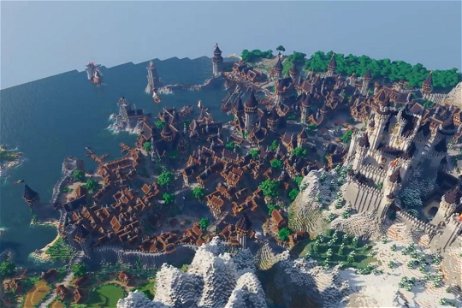 Un jugador de Minecraft crea una impresionante ciudad medieval