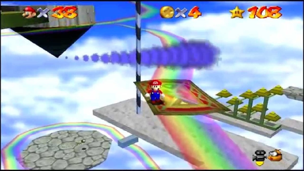 Nivel Rainbow Ride de Super Mario 64