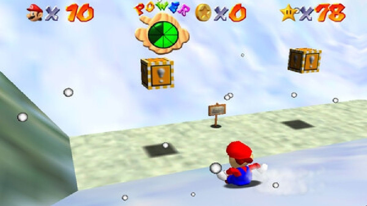 Nivel Snowman's Land de Super Mario 64