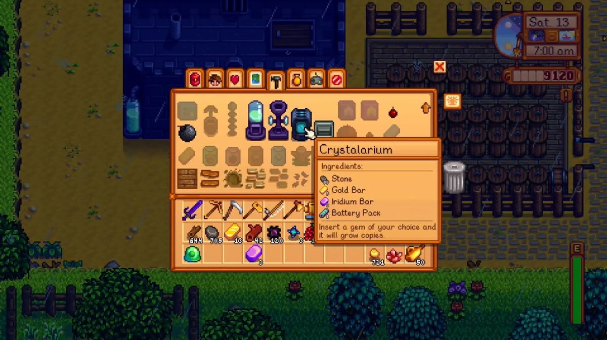 Cómo conseguir cristalario en Stardew Valley