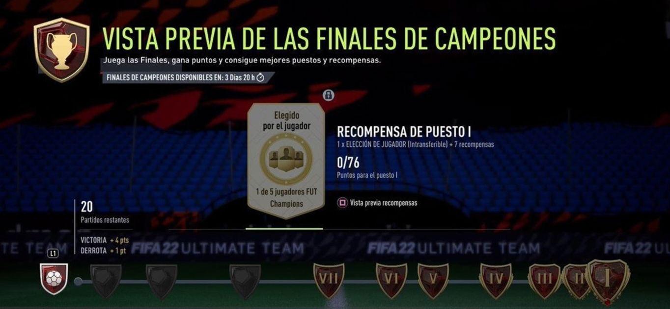 FIFA 22: por fin regresan las mejoras de FUT Champions a Ultimate