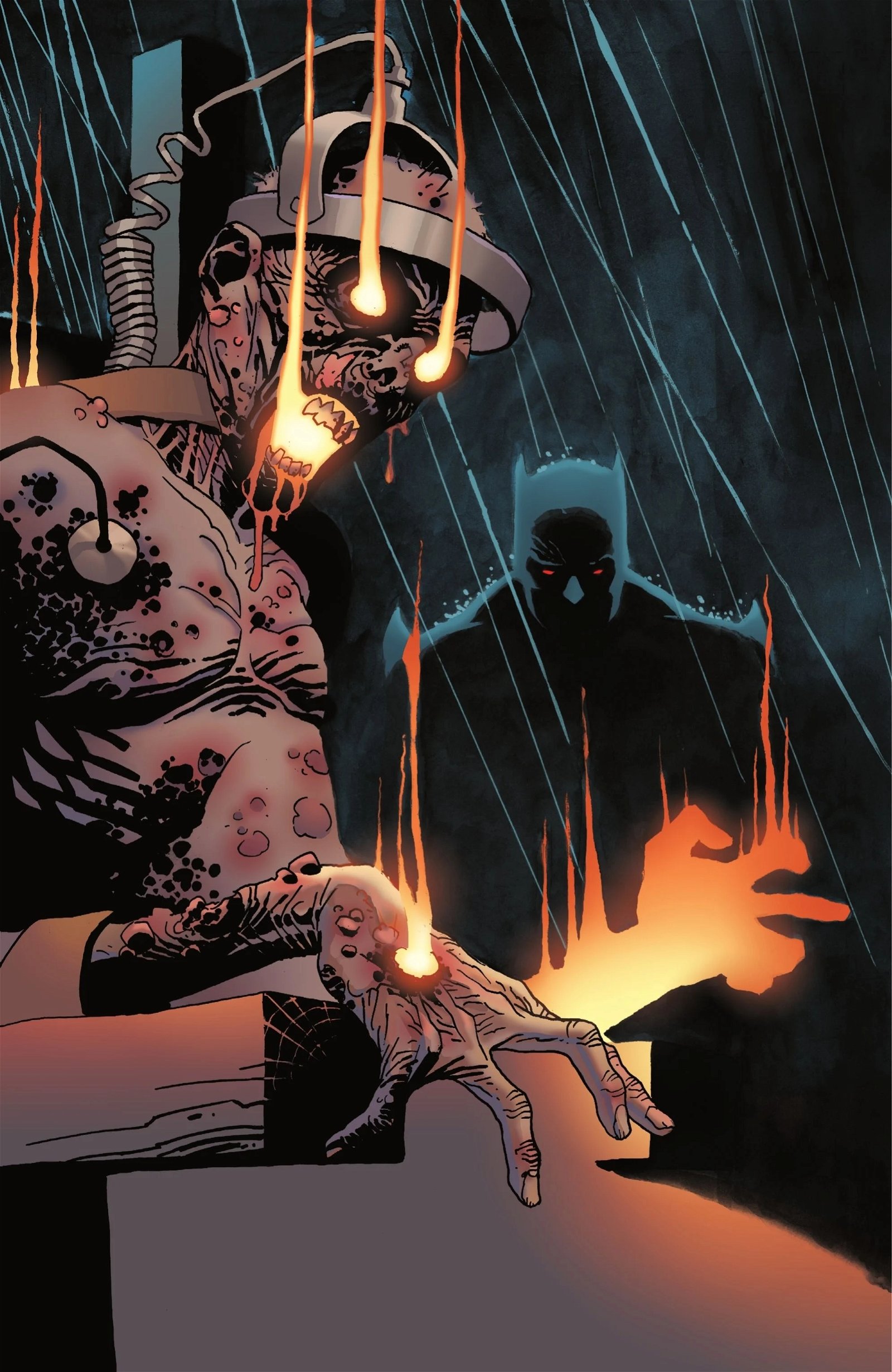 The Flashpoint version of Batman returns in a big way killing a DC hero