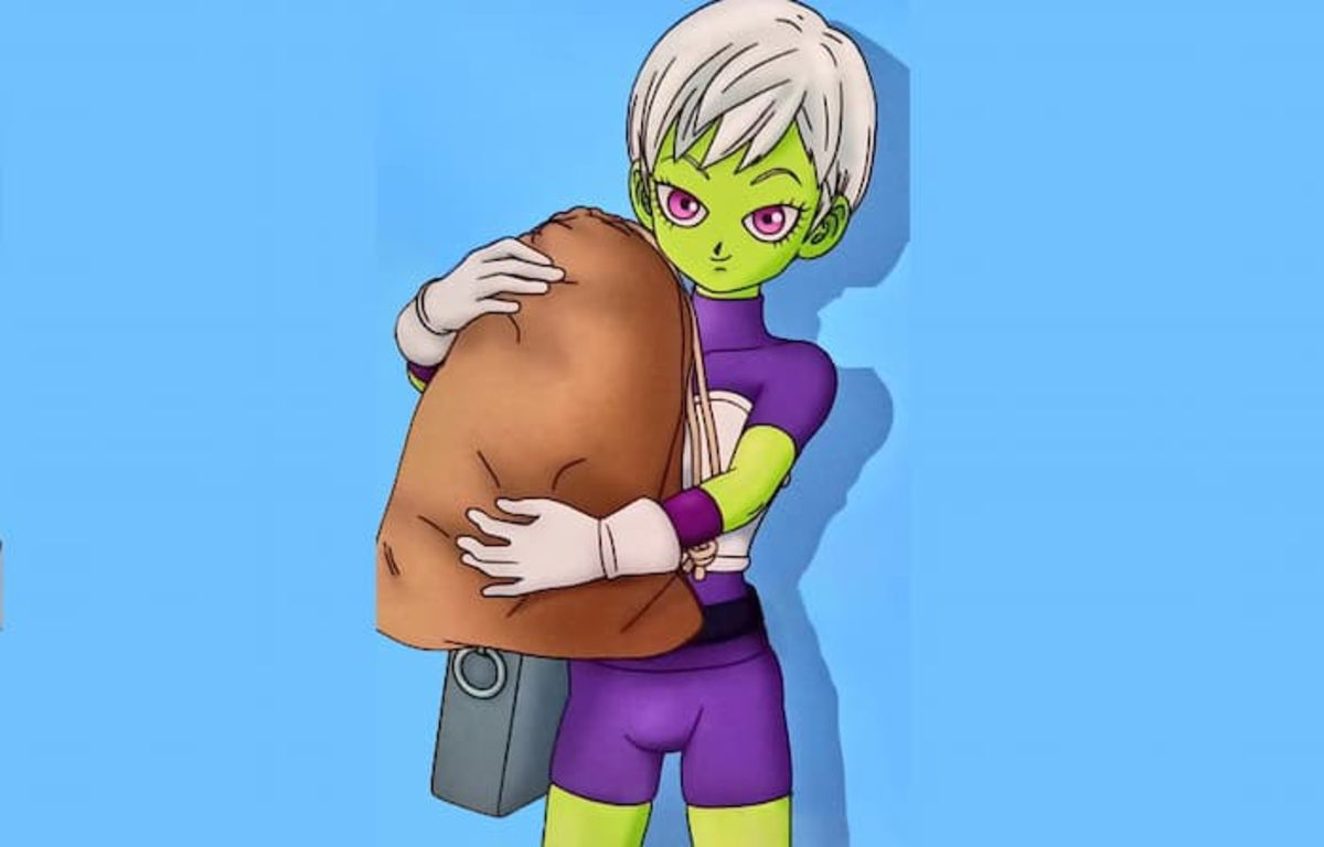 Chirai sosteniendo lo que parece ser un bebé y que generó muchas teorías