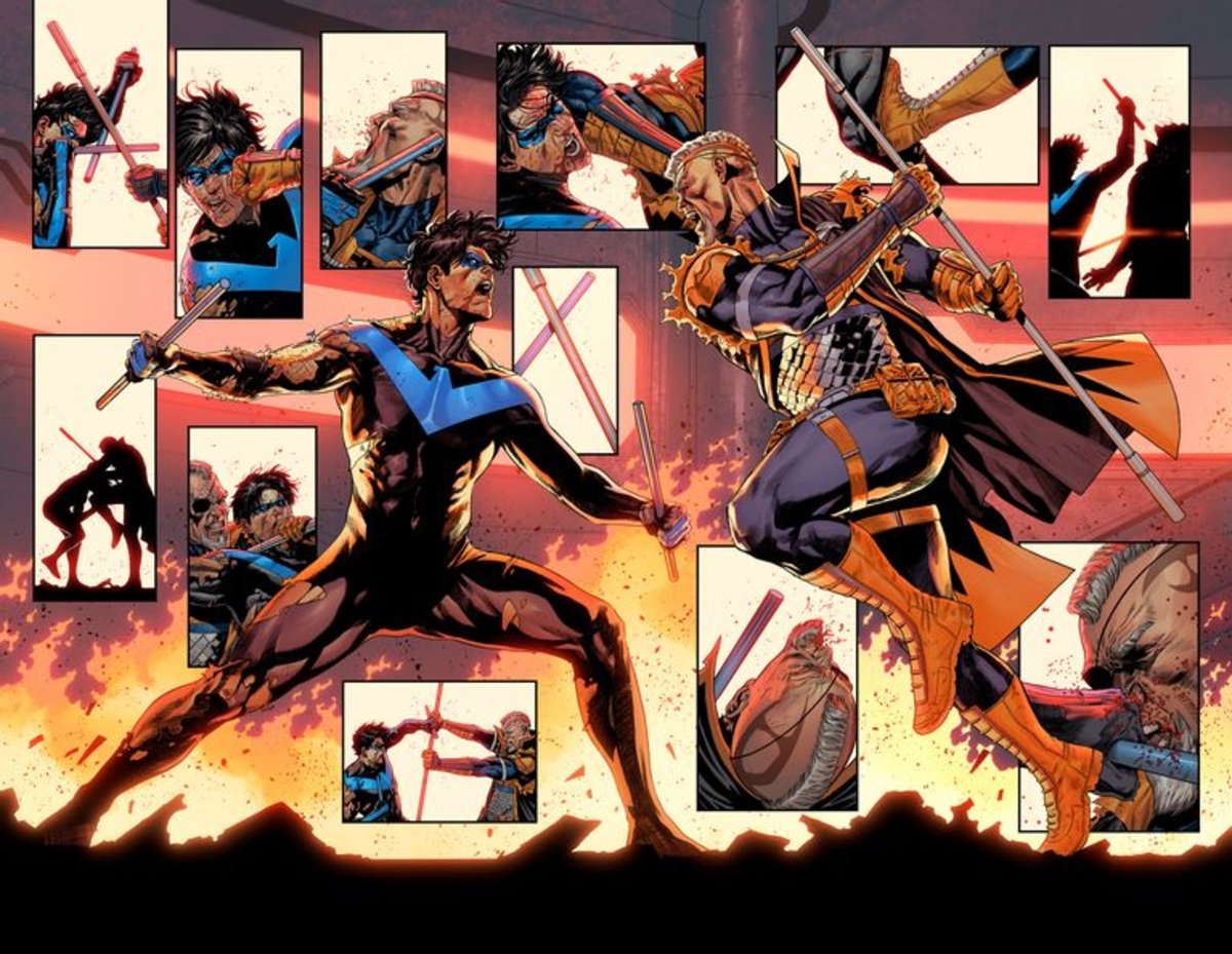 Deathstroke will fight Nightwing in a fight to the death