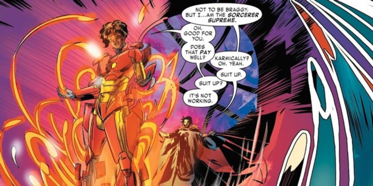 Iron Man se convierte en Doctor Strange y el resultado es increíble