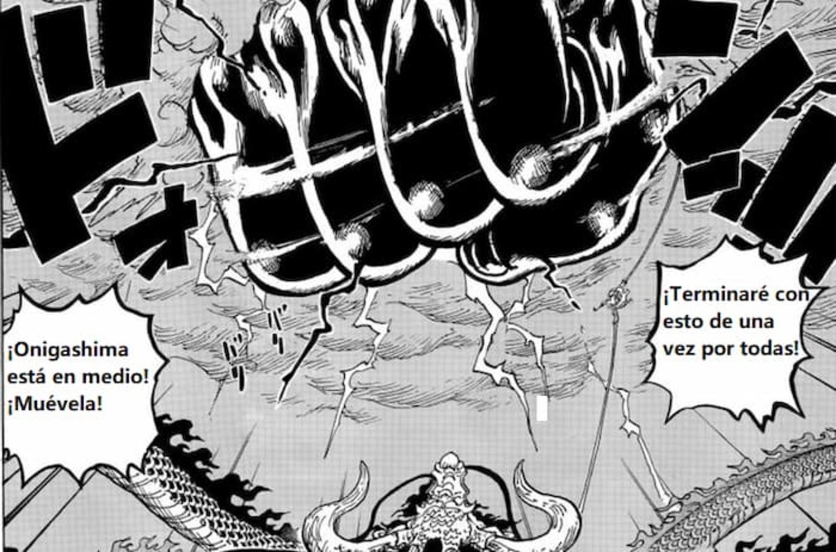 Luffy prepara su ataque final para derrotar a Kaido
