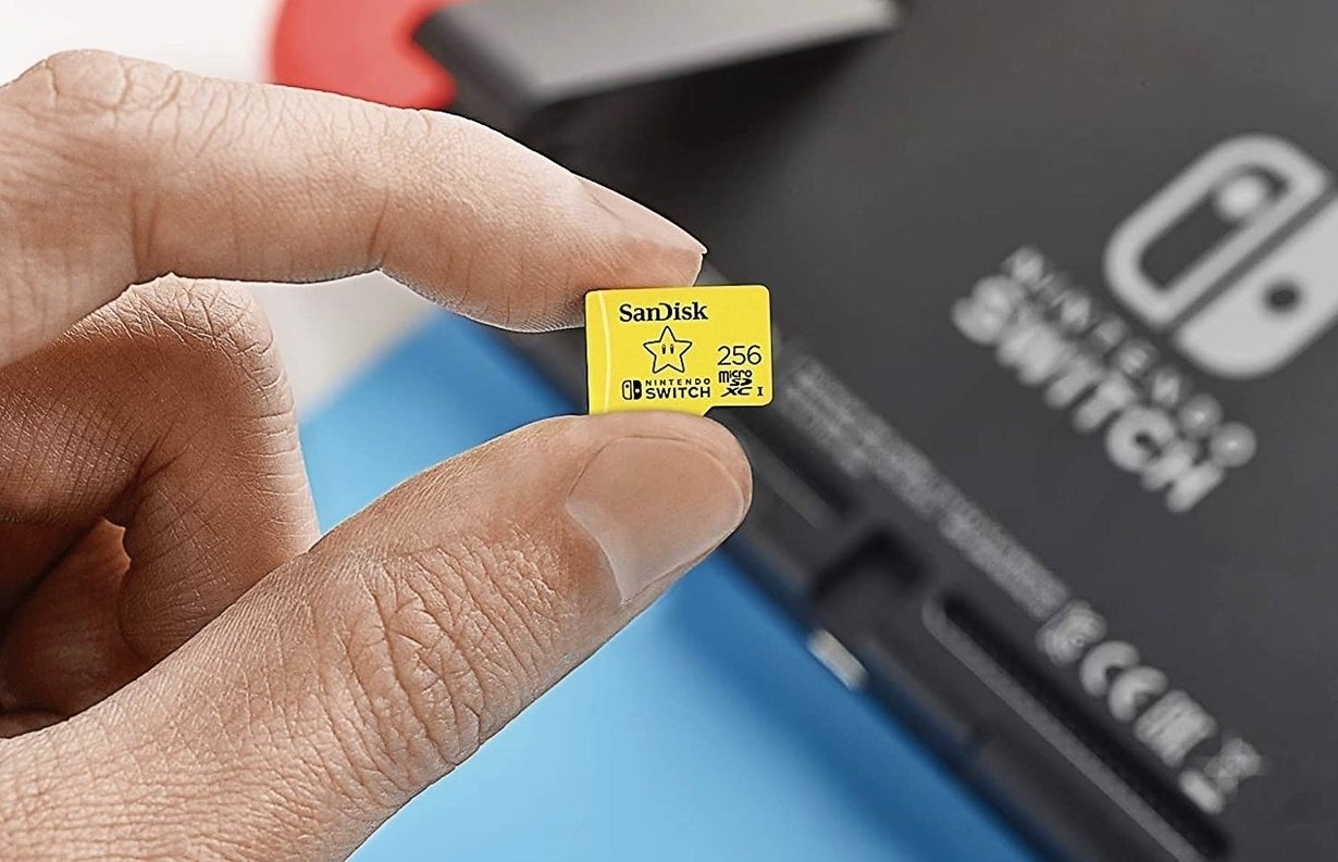 microSD SanDisk con licencia de Nintendo