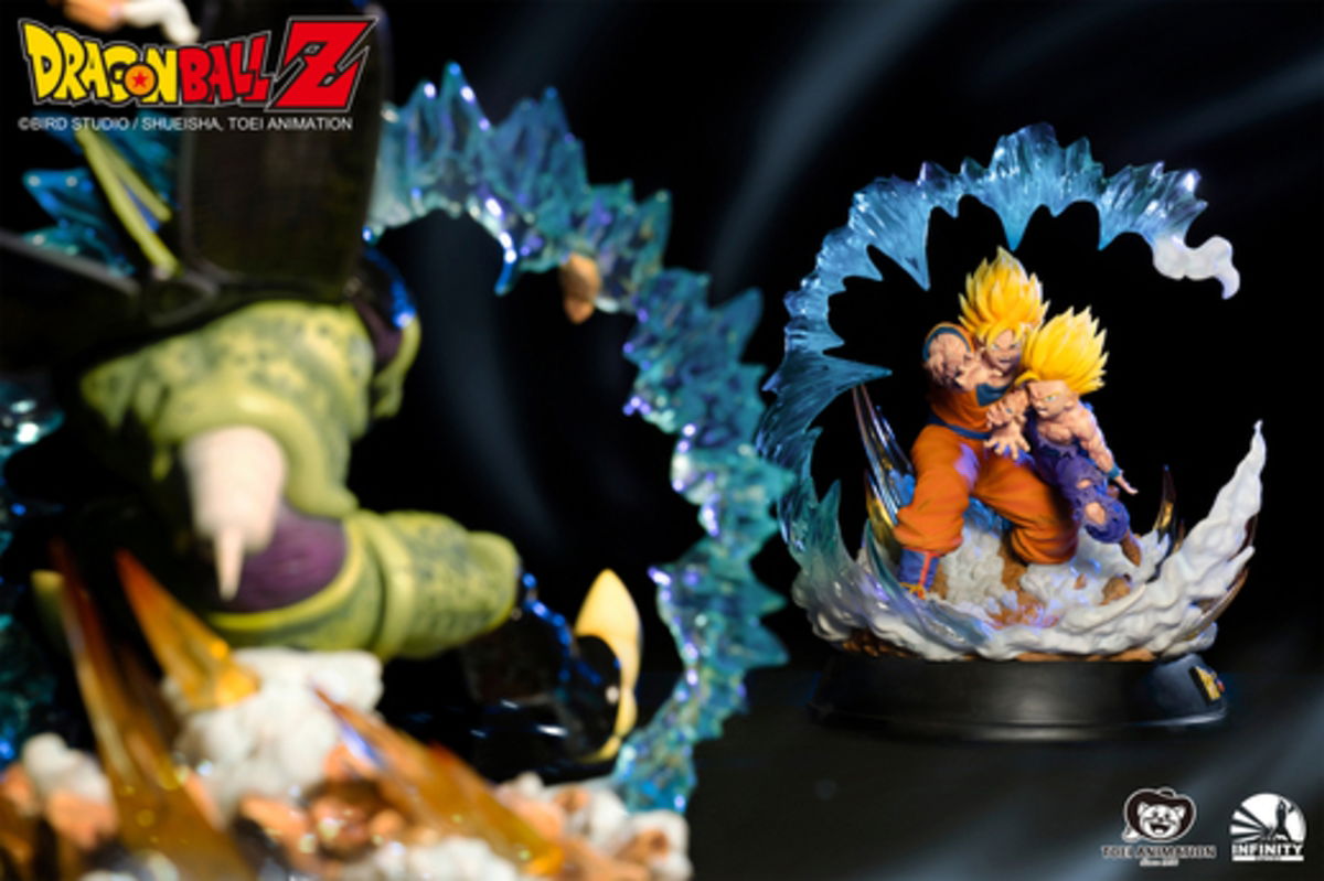 Dragon Ball Z: Esta figura recrea la pelea entre Cell vs Goku y Gohan Dragon Ball Z: Esta figura recrea la pelea entre Cell vs Goku y Gohan