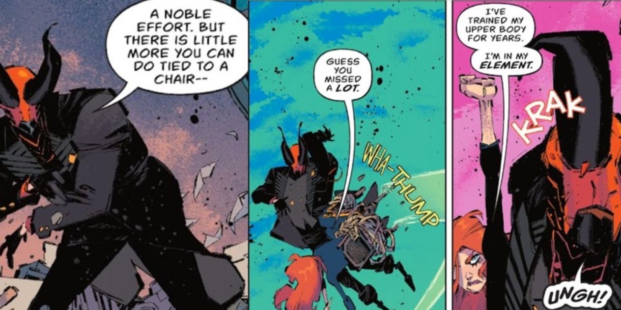 Barbara-Gordon-fighting-while-tied-to-a-chair-in-Batgirls-6