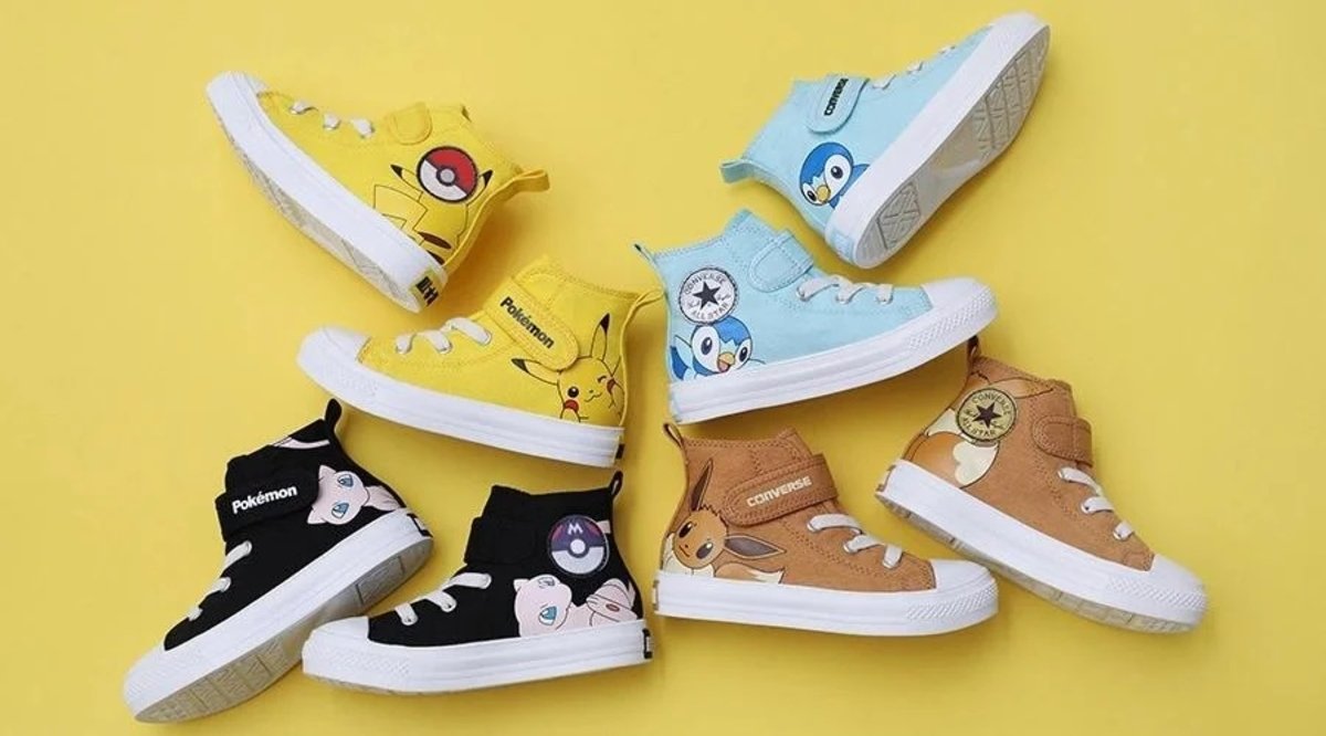 Pokémon reveals its new collection of Converse sneakers