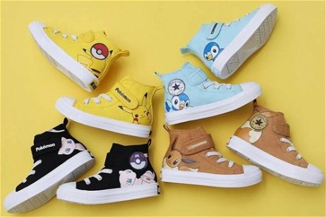 Pokémon revela su nueva colección de zapatillas Converse