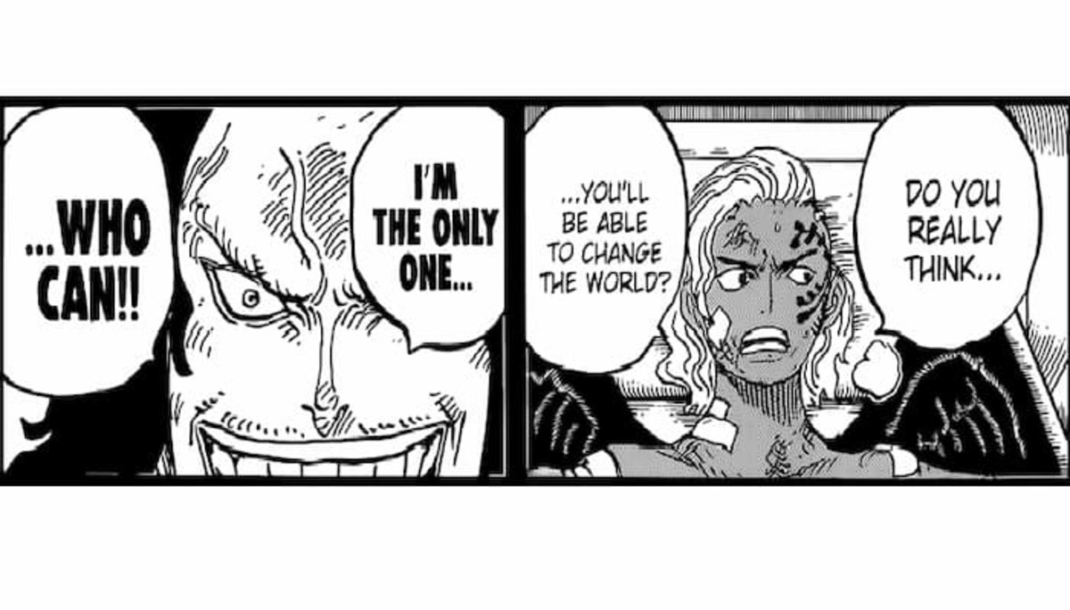 Kaido, like Luffy, is a man who has dreamed of changing the world.